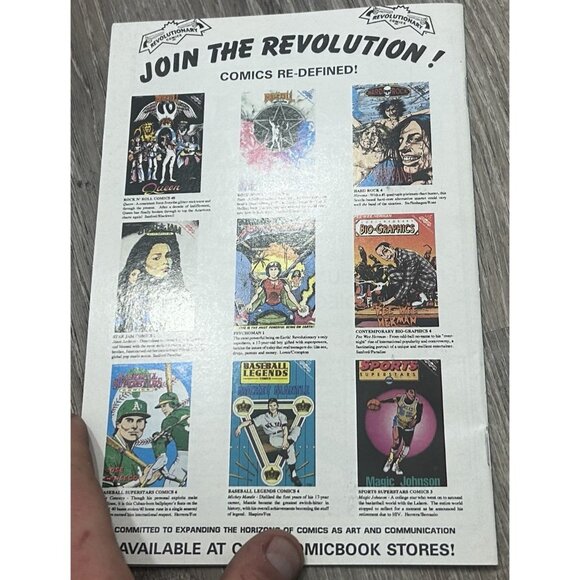 1992 Baseball Legends Comics Mickey Mantle Issue #4 Comic Book - Picture 6 of 6